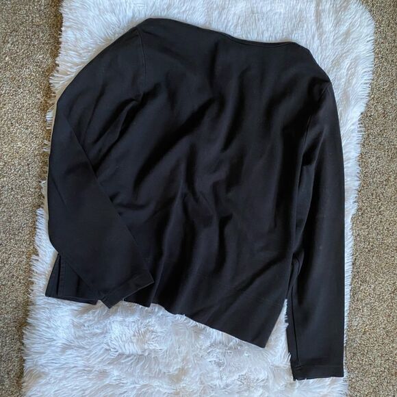 L.L. Bean Short Open Front Cardigan - Picture 3 of 5